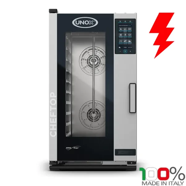 Φούρνος Ηλεκτρικός Combi 10 Θέσεων για ταψιά GN 1/1 UNOX XECC-1013-EPRM