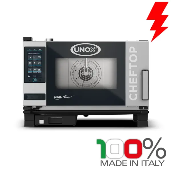 Φούρνος Ηλεκτρικός Combi 3 Θέσεων για ταψιά GN1/1 UNOX XEVC-0311-EPRM