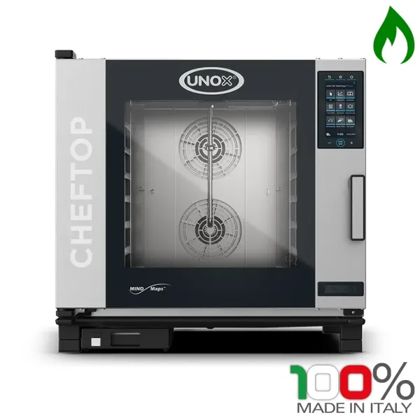 Φούρνος Υγραερίου Combi 6 Θέσεων για ταψιά GN2/1 UNOX XEVC-0621-GPRM