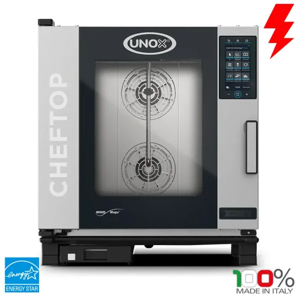 Φούρνος Ηλεκτρικός Combi 7 Θέσεων για ταψιά GN1/1 UNOX XEVC-0711-EPRM