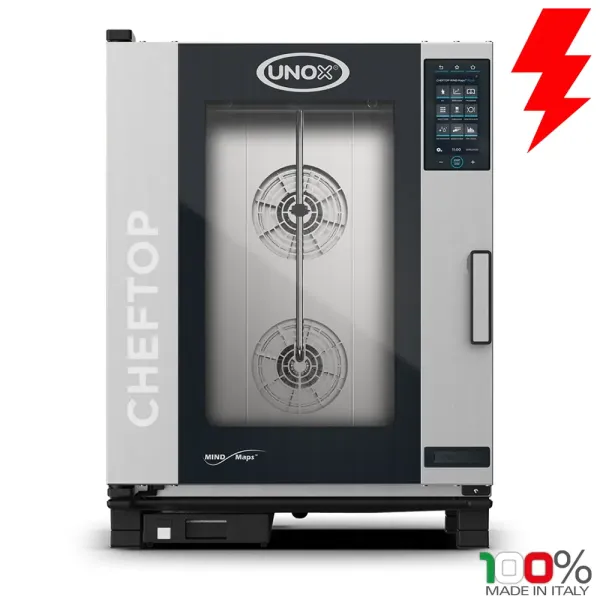 Φούρνος Ηλεκτρικός Combi 10 Θέσεων για ταψιά GN1/1 UNOX XEVC-1011-EPRM-MS