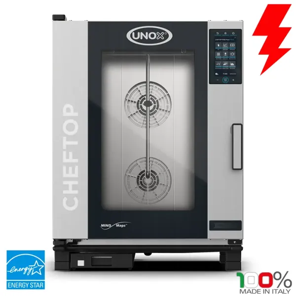 Φούρνος Ηλεκτρικός Combi 10 Θέσεων για ταψιά GN1/1 UNOX XEVC-1011-EPRM
