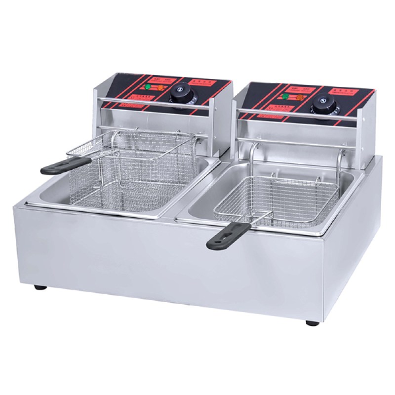 Επαγγελματική Φριτέζα Ηλεκτρική 5+5Lt - 5Kw ZL-52+52