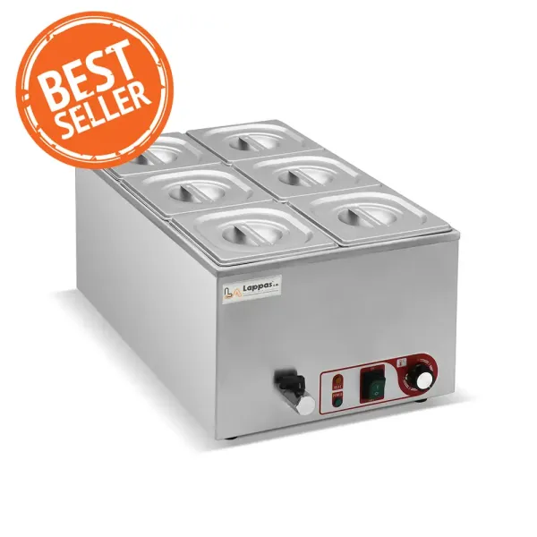 Μπαιν Μαρί GN 1/6 Με Βρυσάκι Επιτραπέζιο LPM-BM 1/6 