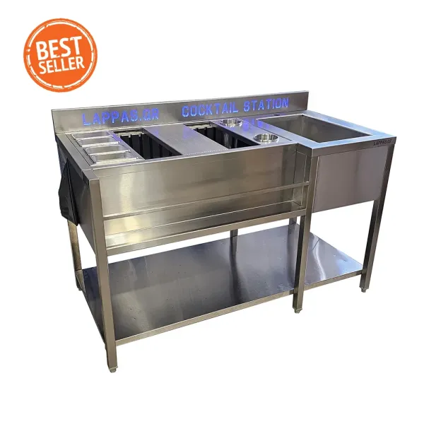 Επαγγελματικό Bar Station Deluxe 140x70x85cm