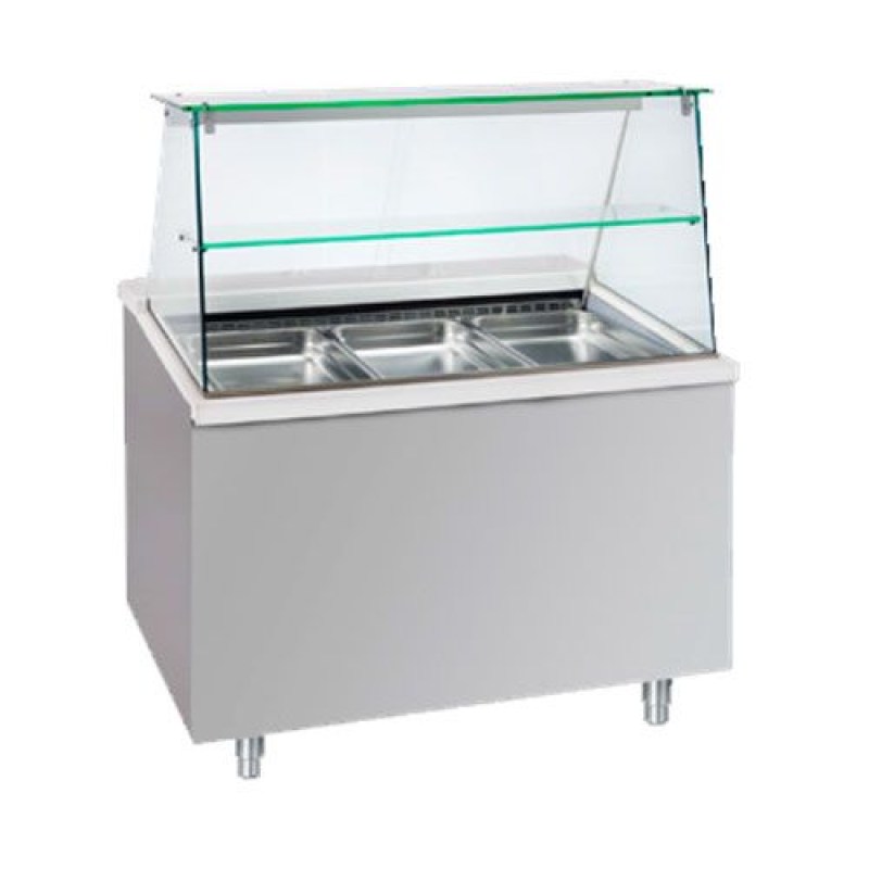 Μπαιν μαρί βιτρινα Corian Frost INOX CMF 110