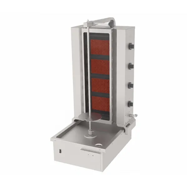 Μηχανή γύρου υγραερίου κεραμική 60kg KARAMCO ADGC-4A