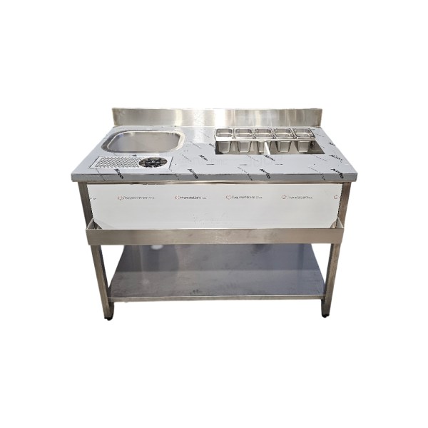 Μεταλλικό Bar Station με Διαστάσεις 120x70x85cm