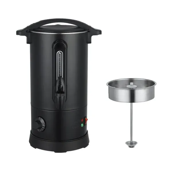 Επαγγελματικός βραστήρας καφέ percolator 16L DNM CB-16LAD-304 μαύρο χρώμα