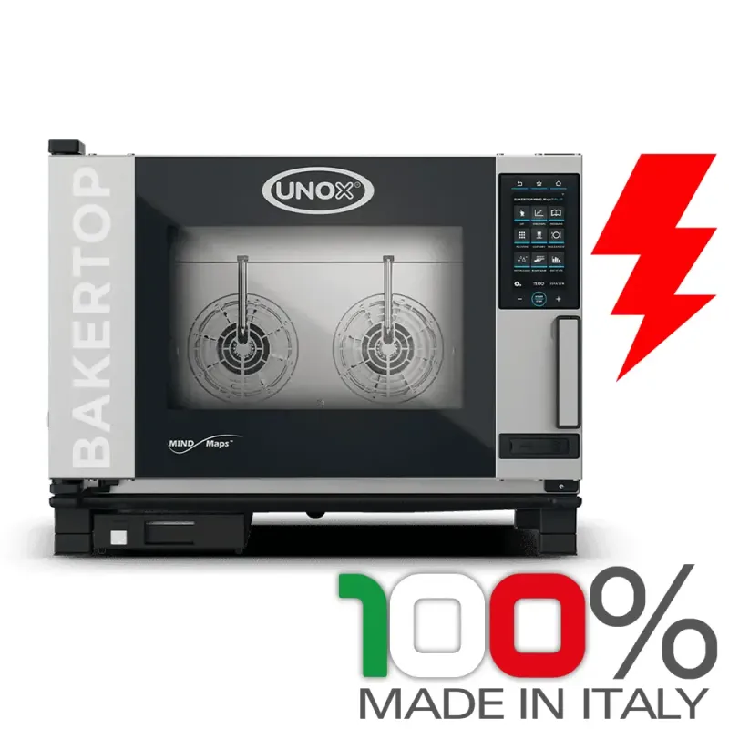 Φούρνος Ηλεκτρικός Combi 4 Θέσεων για ταψιά 60x40cm UNOX XEBC-04EU-EPRM