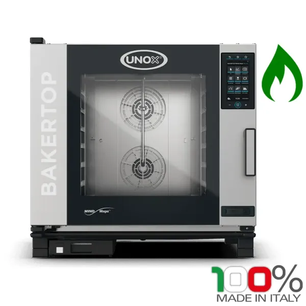 Φούρνος Ηλεκτρικός Combi 6 Θέσεων για ταψιά 60x40cm UNOX XEBC-06EU-GPRM