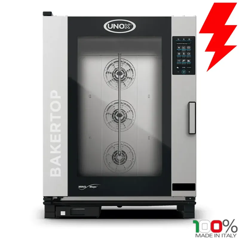 Φούρνος Ηλεκτρικός Combi 10 Θέσεων για ταψιά 60x40cm UNOX XEBC-10EU-EPRM