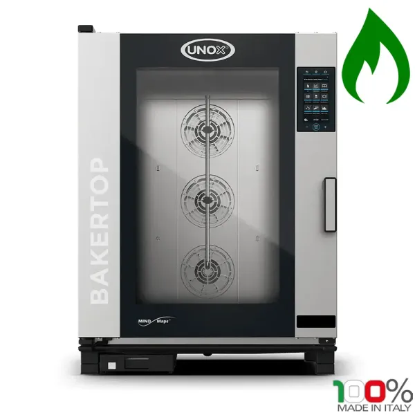 Φούρνος Ηλεκτρικός Combi 10 Θέσεων για ταψιά 60x40cm UNOX XEBC-10EU-GPRM