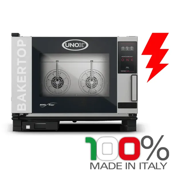 Φούρνος Ηλεκτρικός Combi 4 Θέσεων για ταψιά 60x40cm UNOX XEBC-04EU-E1RM