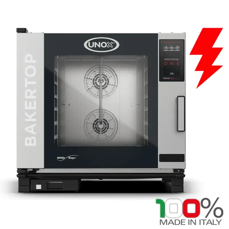 Φούρνος Ηλεκτρικός Combi 6 Θέσεων για ταψιά 60x40cm UNOX XEBC-06EU-E1RM