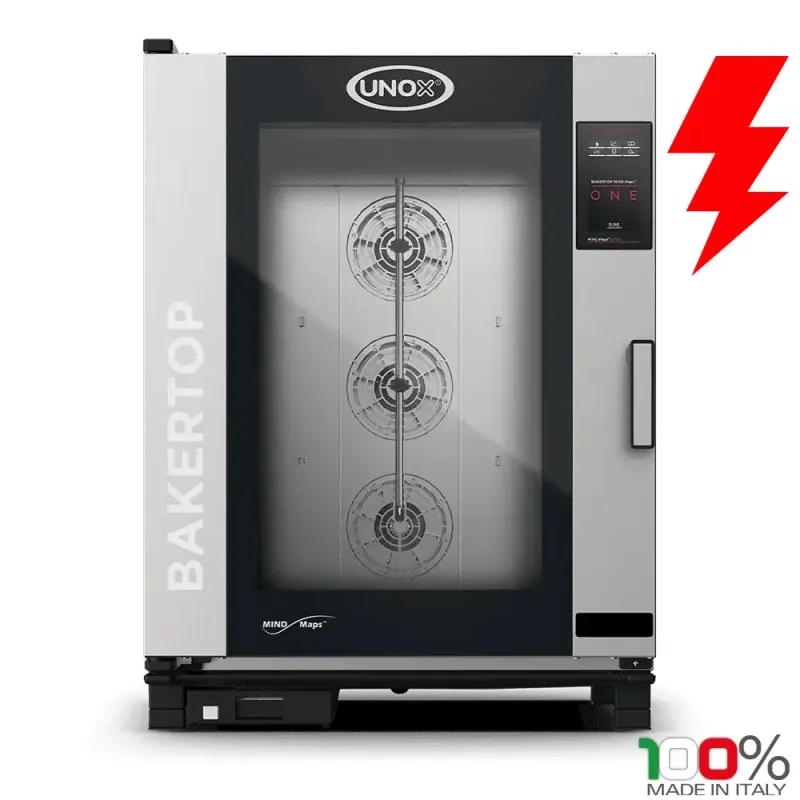 Φούρνος Ηλεκτρικός Combi 10 Θέσεων για ταψιά 60x40cm UNOX XEBC-10EU-E1RM