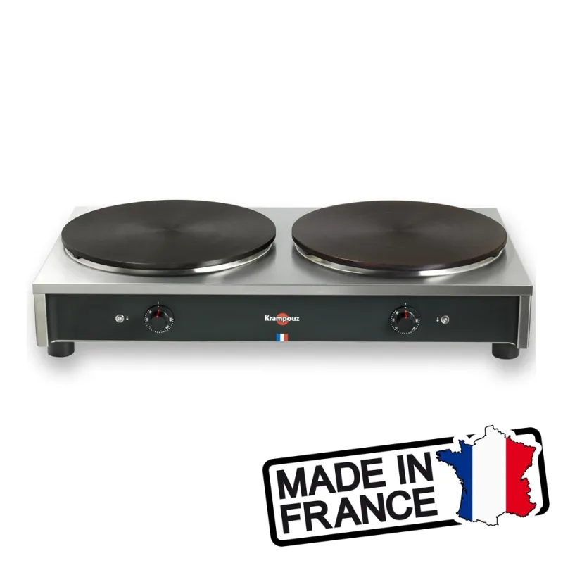 Κρεπιέρα υγραερίου 2 x ∅40 cm KRAMPOUZ CSCS8MA-KR 404735