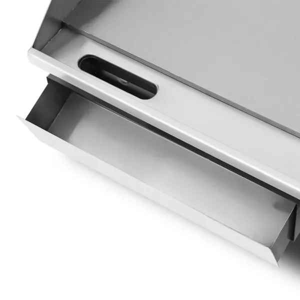 Ηλεκτρικό πλατώ χρωμίου DNM EG-820D-2 Λείο/Ραβδωτό