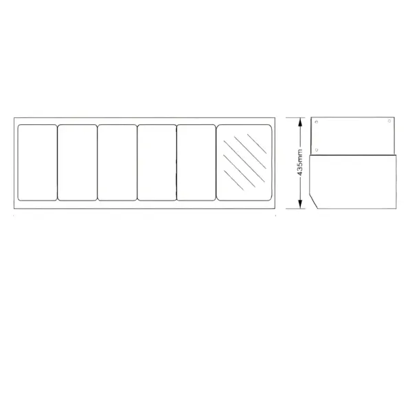 Ψυγείο Σαλατών 52L DNM GN-1305SB