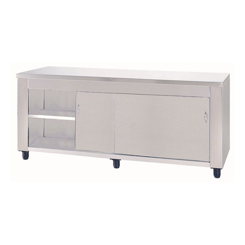 Ερμάριο Με 2 Πόρτες Inox 157 x 70 x 88 cm NikiInox 00CU.S7157