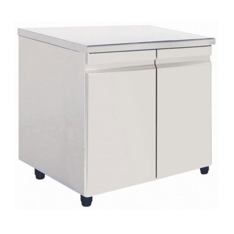 Ερμάριο με 2 Πόρτες INOX 104x70x88cm NikiInox 00CU.70105.00