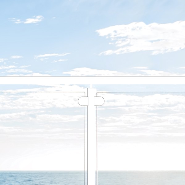 Εξάρτημα στερέωσης γυαλιού CAFF CCPI-P FIO 2643