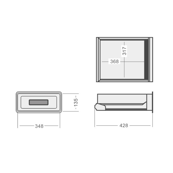 Συρτάρι καφέ CAFF PC-VI/E FIO5154