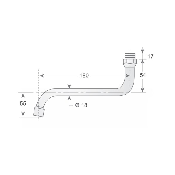 Ρουξούνι βρύσης καταιωνιστήρα τύπου S CAFF FIO 9776