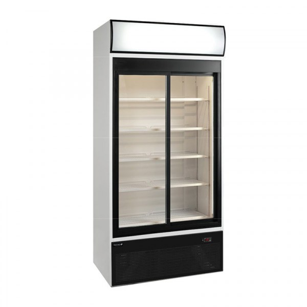 Ψυγείο Αναψυκτικών Συντήρησης διπλό με συρόμενες πόρτες 771lt Tefcold FSC1000S-P