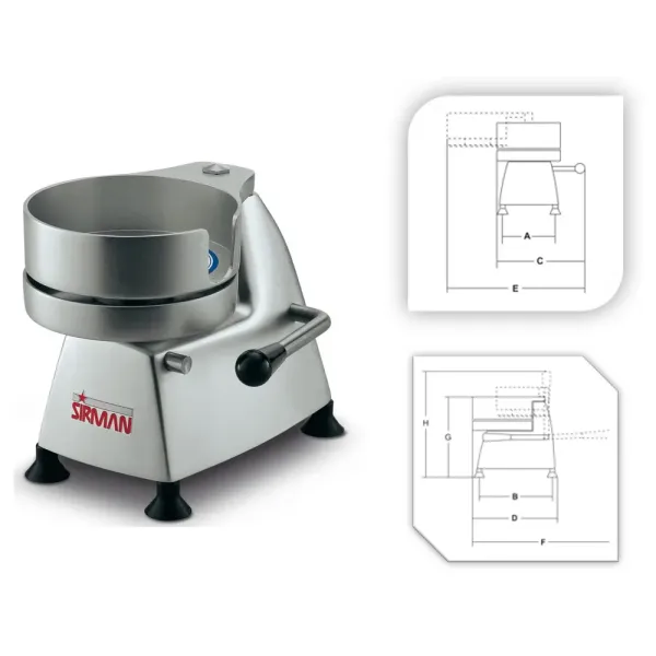Μπιφτεκομηχανή SIRMAN HF-150