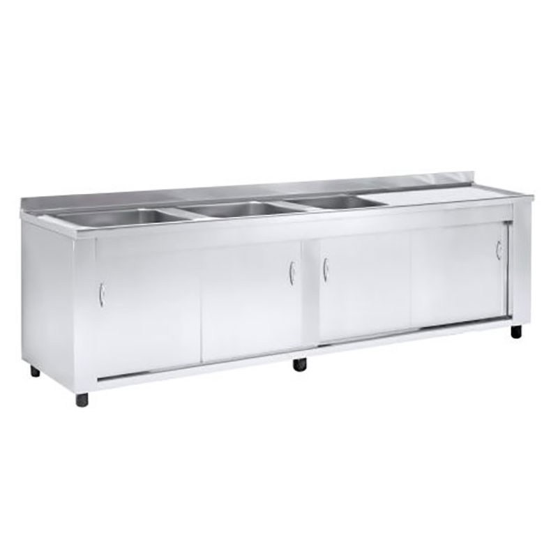 Λάντζα Κλειστή Με 3 Γούρνες NikiInox RBCS.S7185.35