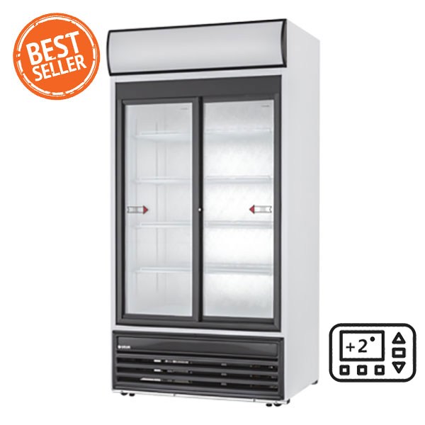 Ψυγείο Αναψυκτικών Συντήρησης Διπλό Με Συρόμενες Πόρτες LP-1000S