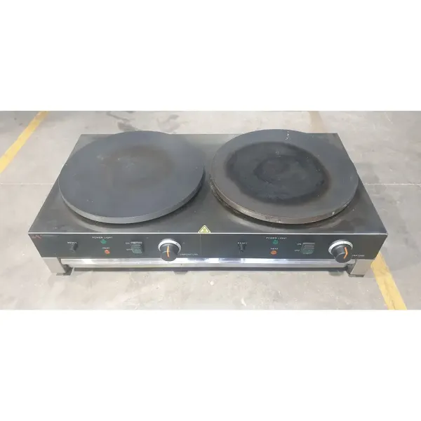 Κρεπιέρα Διπλή Ηλεκτρική Ø40cm LAPPAS LPC-CM2 (Μεταχειρισμένη με χτύπημα)