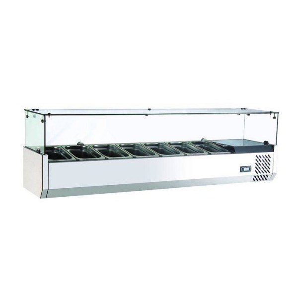 Ψυγείο Πίτσας Βιτρίνα επιτραπέζιο 7 GN 1/4 LPR-1500L / 1500-33