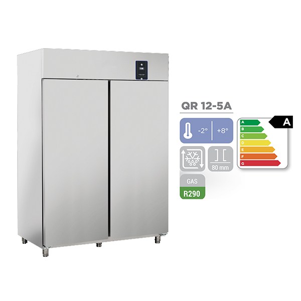 Ψυγείο Θάλαμος Συντήρηση με 2 Πόρτες GN 2/1 Cool Head QR 12-5A