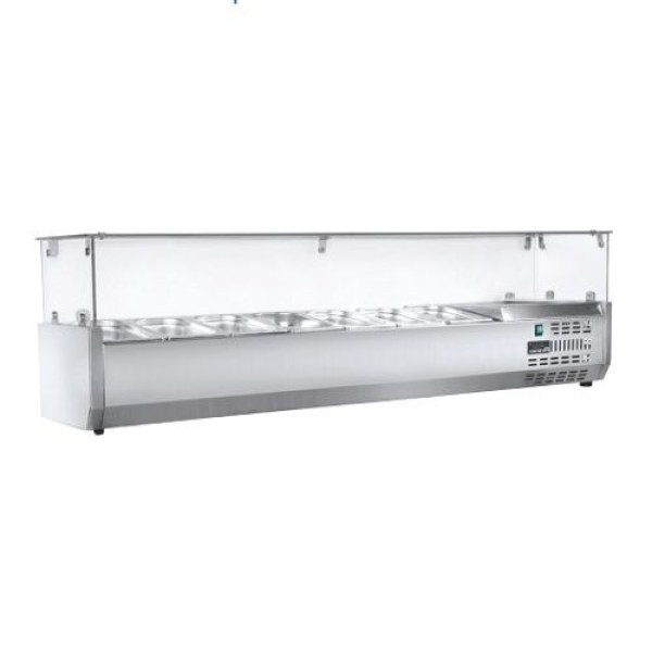 Επιτραπέζιο Επαγγελματικό Ψυγείο Σαλατών Τοίχου 6GN 1/4 NikiInox SA PI 134T
