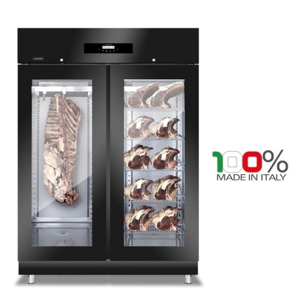 Ψυγείο ωρίμανσης κρεάτων 2 Πόρτες 300kg EVERLASTING STG MEAT 1500 BLACK AC9018 