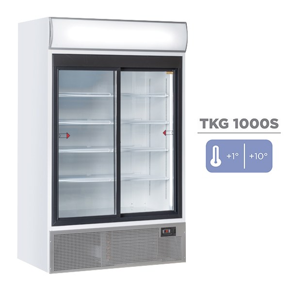 Ψυγείο Αναψυκτικών - Βιτρίνα Συντήρησης με 2 Πόρτες Cool Head TKG 1000S