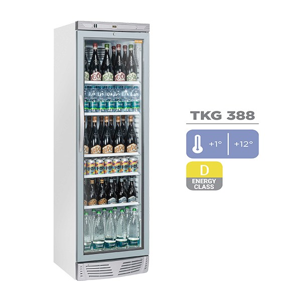 Ψυγείο Αναψυκτικών - Βιτρίνα Συντήρησης με 1 Πόρτα Cool Head TKG 388