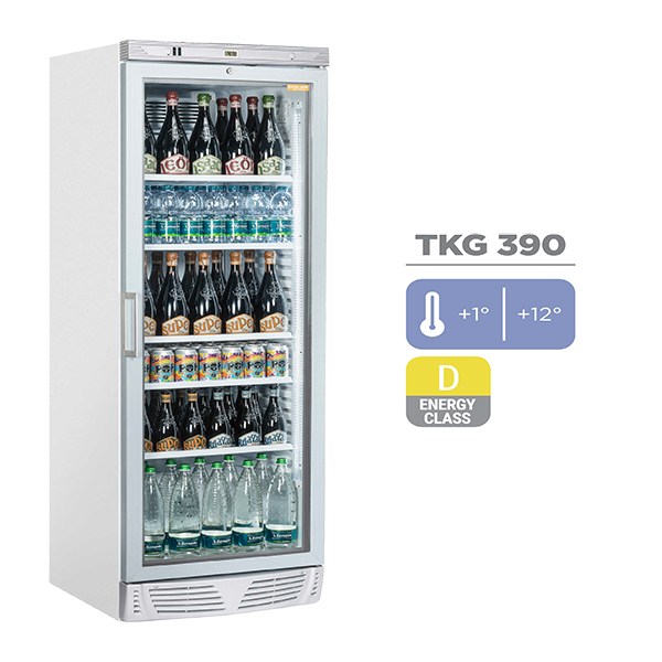 Ψυγείο Αναψυκτικών - Βιτρίνα Συντήρησης με 1 Πόρτα Cool Head TKG 390