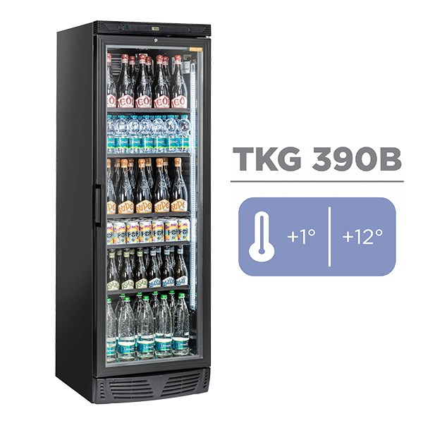Ψυγείο - Βιτρίνα Συντήρησης Όρθια Μονή CoolHead TKG 390B