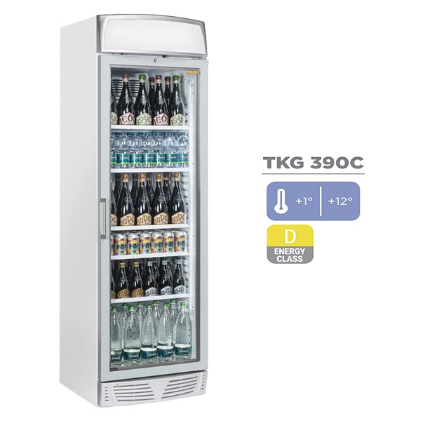 Ψυγείο Αναψυκτικών - Βιτρίνα Συντήρησης με 1 Πόρτα Cool Head TKG 390C
