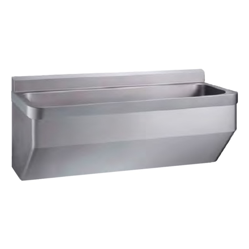 Νιπτήρας ιατρών με διπλή ποδιά 152x38x19,5cm LAPPAS 4000.16SP