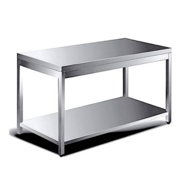 Τραπέζι Με 1 Ράφι 260x60x87cm ArtSteel