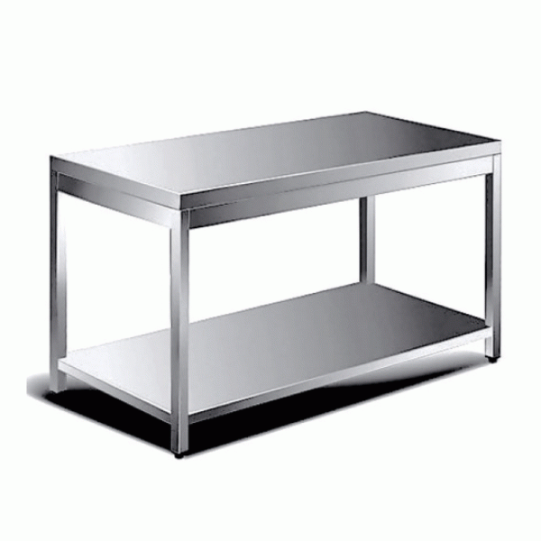 Τραπέζι Με 1 Ράφι 120x60x87cm ArtSteel