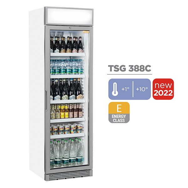 Ψυγείο Αναψυκτικών - Βιτρίνα Συντήρησης με 1 Πόρτα Cool Head TSG 388C