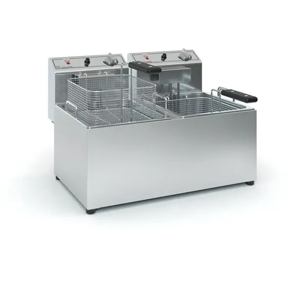 Φριτέζα Ηλεκτρική Διπλή 2x5-7L ΤΖΕΘΑΝ Φ1003 230V