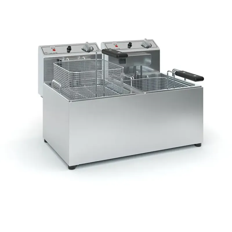 Φριτέζα Ηλεκτρική Διπλή 2x5-7L ΤΖΕΘΑΝ Φ1003 230V