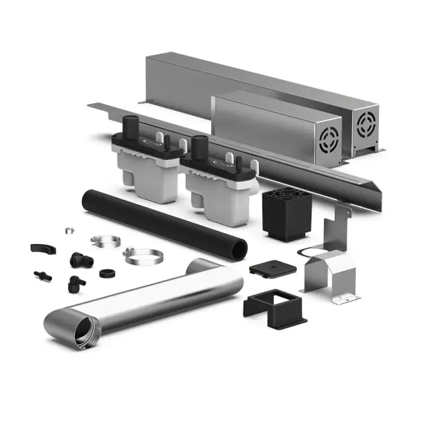 Double stack installation kit for gas ovens UNOX XEAQC-00E2-G