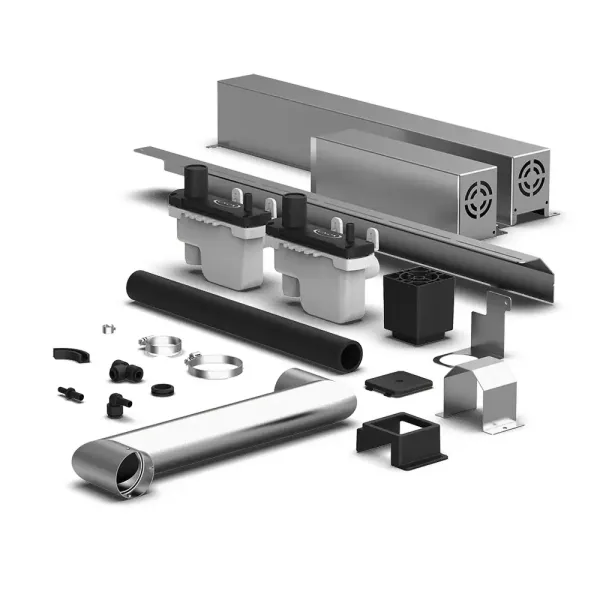 Double stack installation kit for gas ovens UNOX XEVQC-0011-G